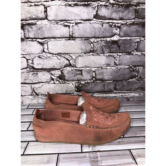 Jacques Levine 1936 Pink Suede Leather Floral Pointed Toe Flats Women Sz 10M US - Picture 4 of 16